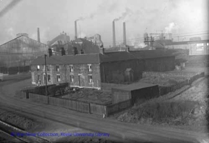 Etruria steelworks, Armoury cottage, Jan 1947
